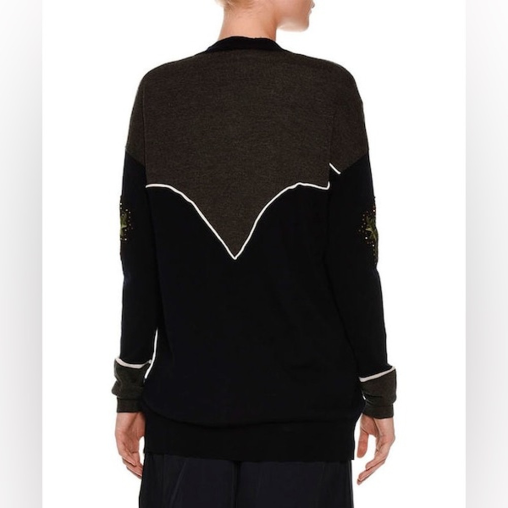 STELLA MCCARTNEY Embroidered Button-Up Western Style Cardigan. Size Medium. EUC. - Picture 4 of 12